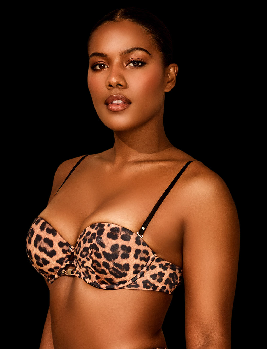 SOUTIEN-GORGE PUSH-UP BUSTIER EVERYDAY SMOOTHS LÉOPARD