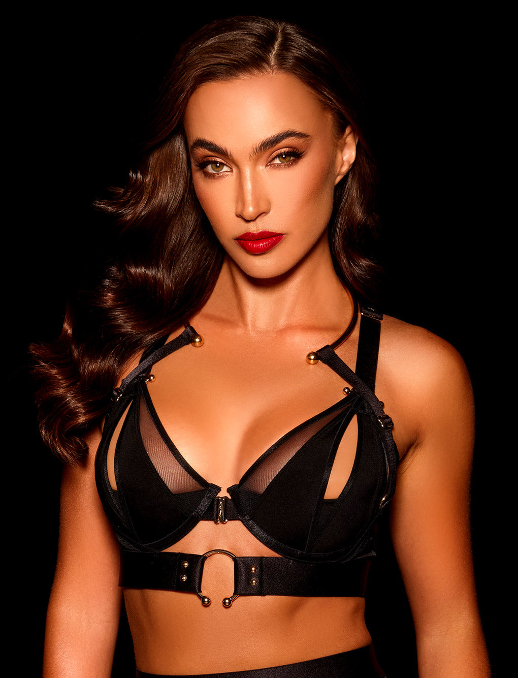 Alana Black Complete Lingerie Set