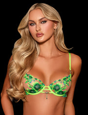 Aluna Green Bra