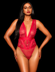 Belinda Crimson Bodysuit