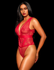 Belinda Crimson Bodysuit
