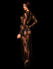 Robe Longue en Dentelle Love