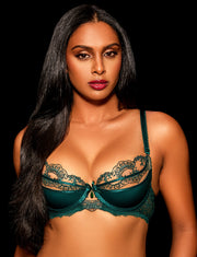 Charlotta Emerald Bra