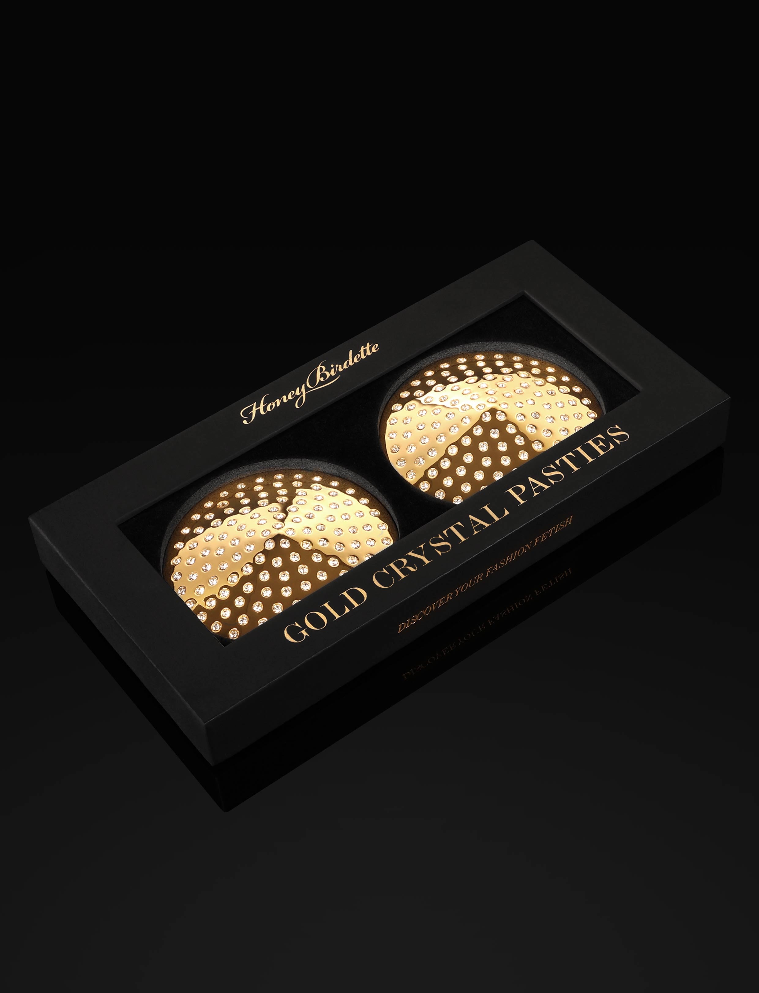 Gold Crystal Pasties