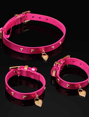 Heart Choker and Bracelets