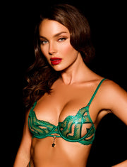 Josephine Emerald Bra