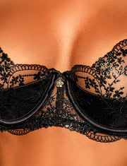 ELEANOR IN SCHWARZ KORSETT SET