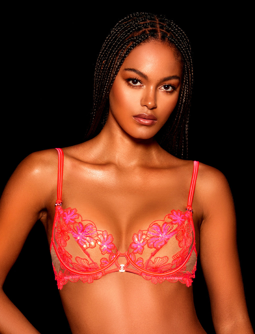 LOLA NEON-ROSA 3-TEILIGES SET