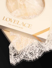 Ivory Love Lace Full Length Robe