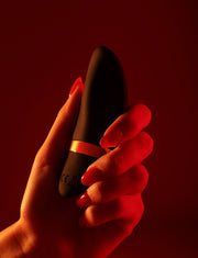 Perla Black Vibrating Thong