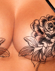 ROSA IN SCHWARZ BODY