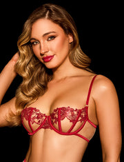 SOUTIEN-GORGE ROSALINE ROUGE