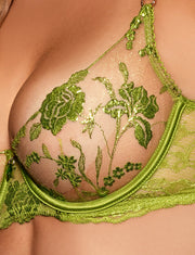Whitney Chartreuse 3 Piece Lingerie Set
