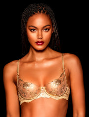 Whitney Gold Bra