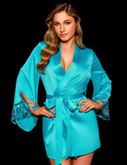 Whitney Ocean Robe | Shop ROBES & CHEMISES | Honey Birdette