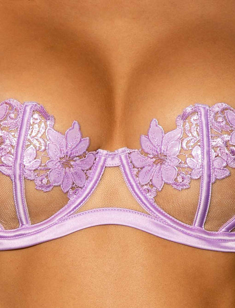 Amelie Lilac Bra