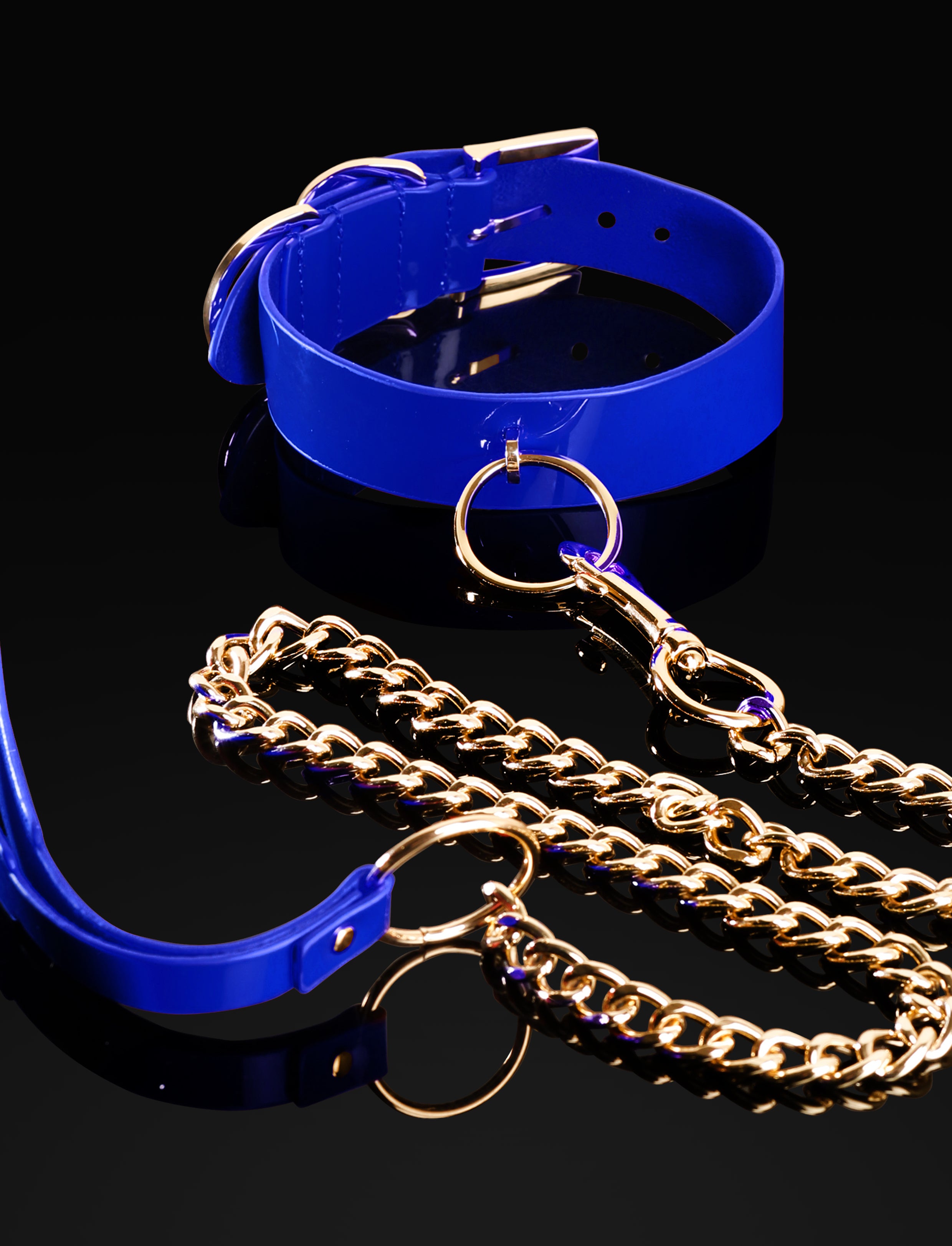 Bondage Set in Electric Blau